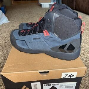 Black Diamond Men's Mission Leather Mid Waterproof Shoes Size 13.5 Eclipse New
